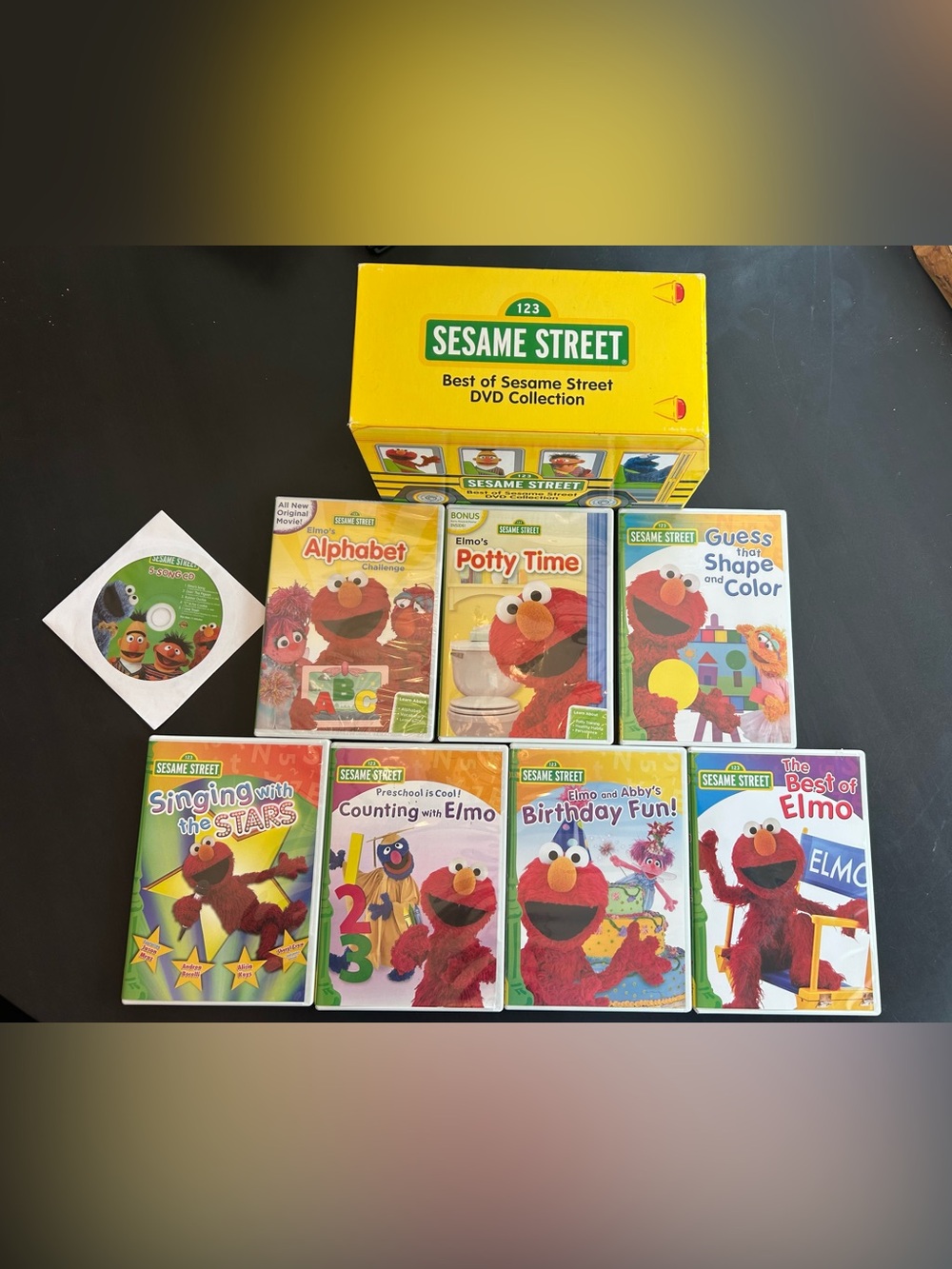 Sesame Street Yellow School Bus DVD Collection - Sesame Street